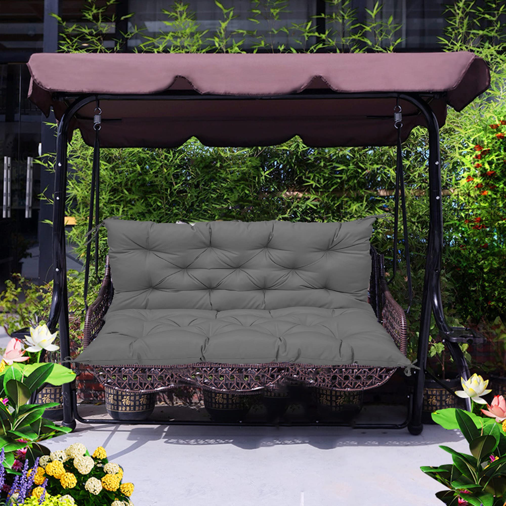 Coussin pour extérieur imperméable idéal pour chaise à bascule de patio