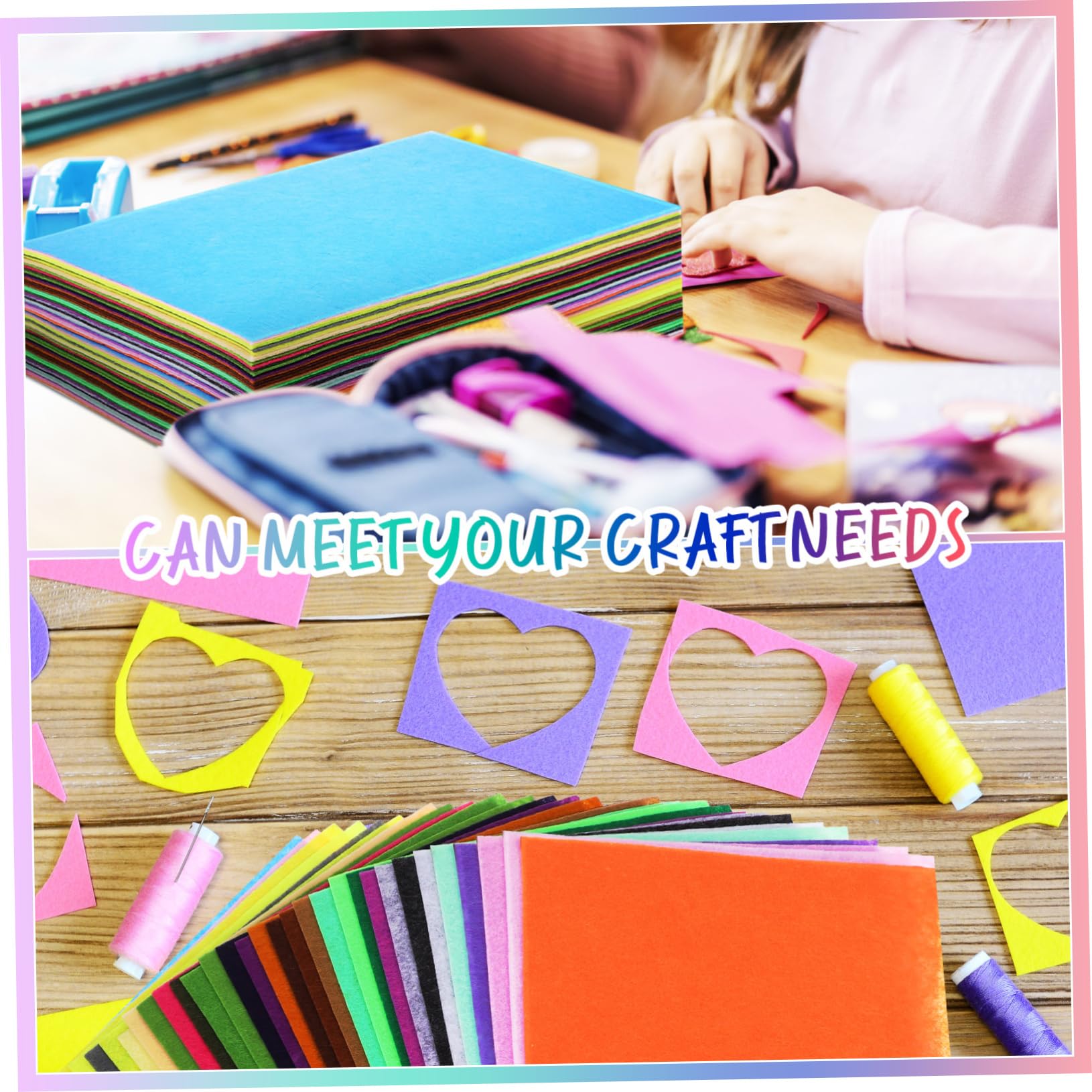 ARTIBETTER 60 Hojas De Fieltro De Colores Para Coser Tela Natural Para Coser Telas De Fieltro Surtidas Material Fino Para Bordar Retazos Suministros Para Costura Tapete De Fieltro