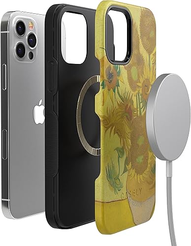 Miniatura 10 de Casely Funda para iPhone 12 Pro Max  Los opuestos atraen  Funda de montaña con bloques de color de día y noche
