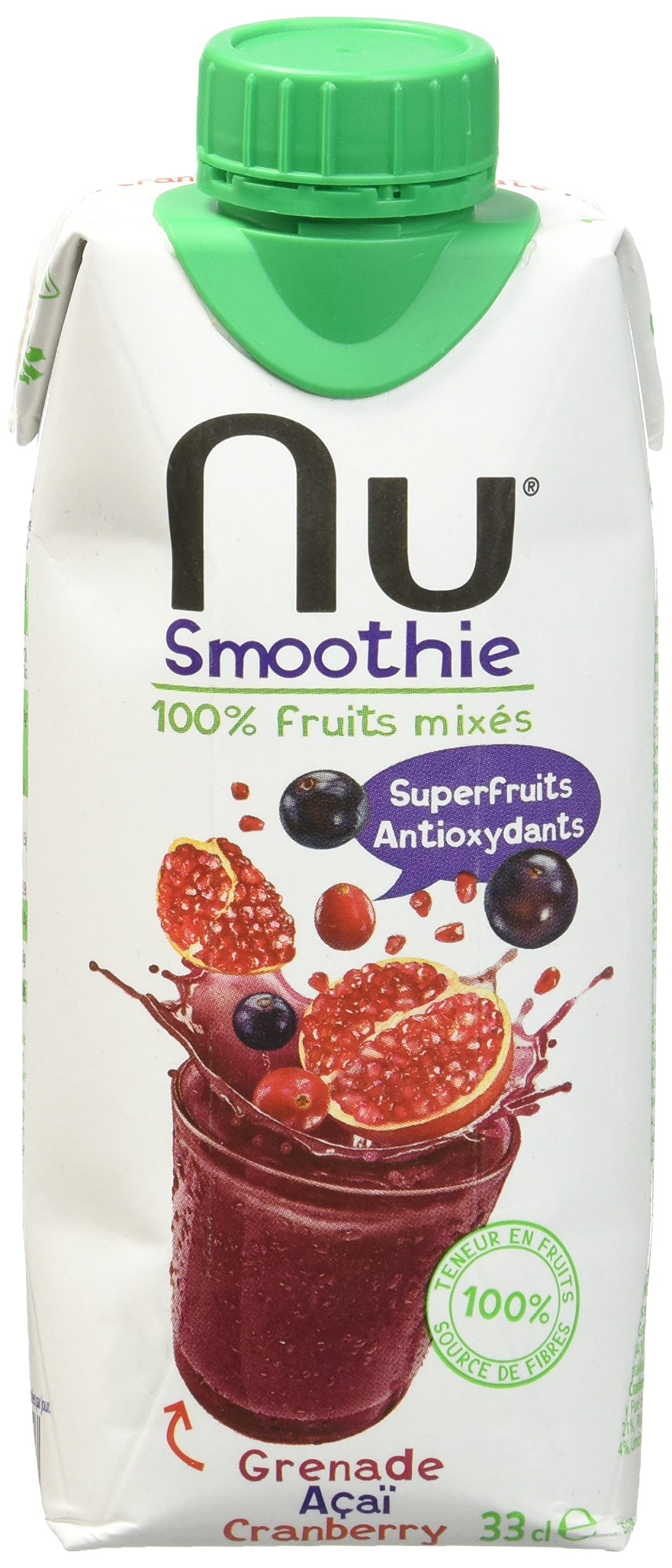 Nu Smoothie - Grenade Acaï Cranberry - 12x33cl