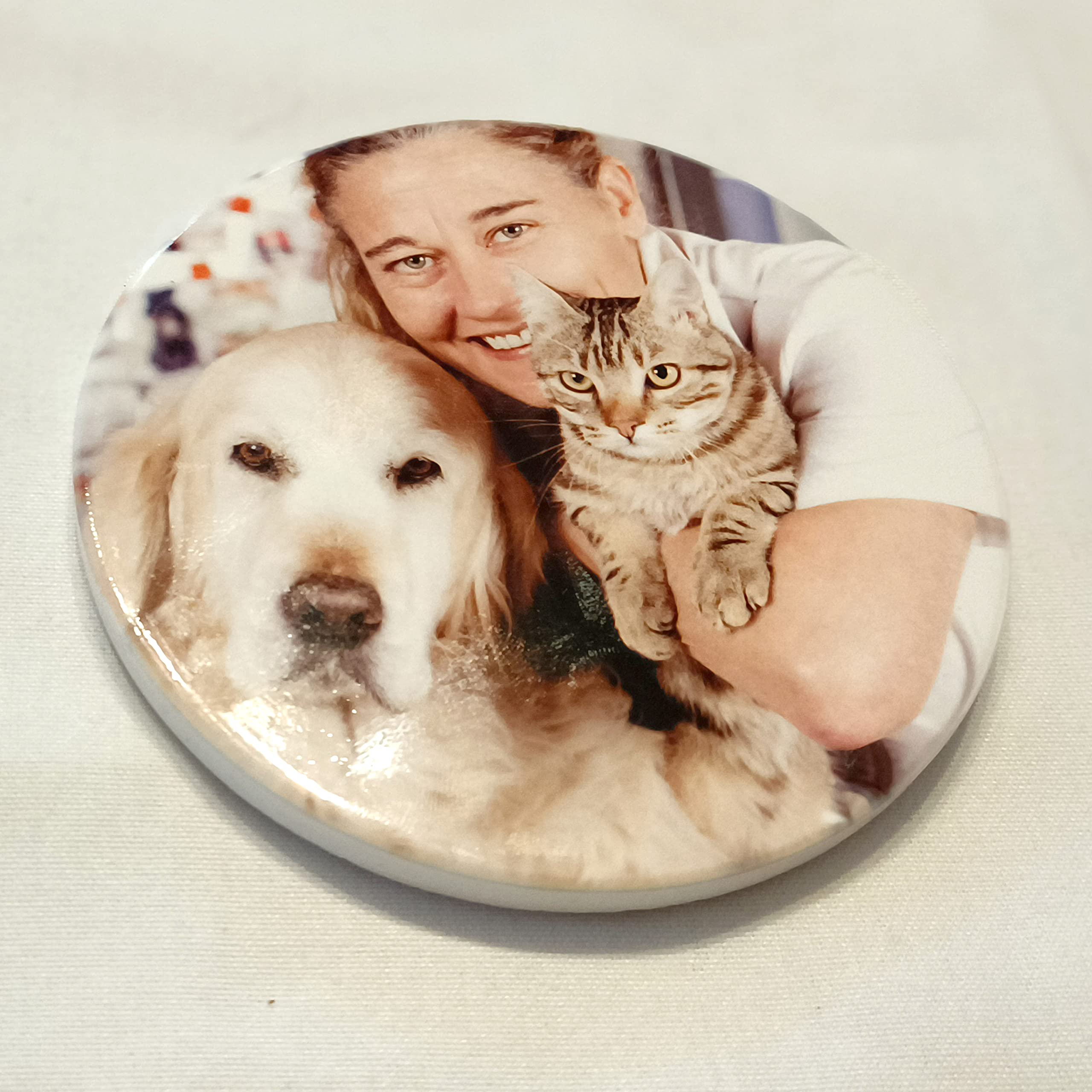 Personalised Photo Coaster Round Ceramic Picture Photo Coaster Personalised Coaster