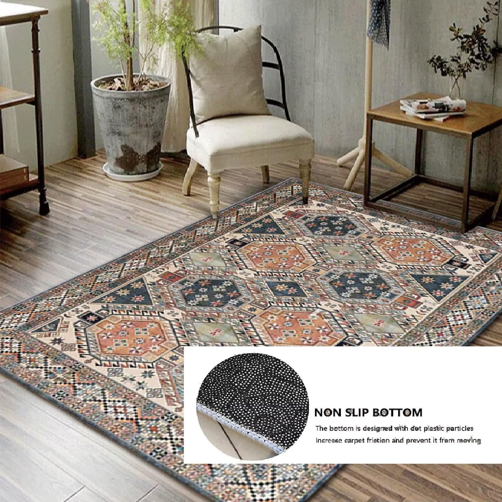 Generisch Outdoor Teppich Wetterfest Balkon 180x250cm UV-beständig StrapazierfäHige Terrassenteppich Waschbar Campingteppich Kunststoffteppich für Patio, Garten, RV, Picknick