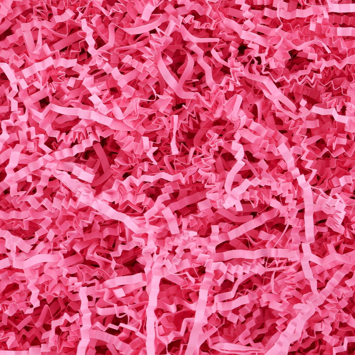ROSYJUNE 1LB Crinkle Paper Filler, Red Shredded Paper for Gift Basket Box | Crinkle Cut Paper Shred Filler for Christmas Birthday Wedding Valentines Day Decoration