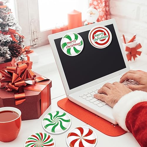 Miniatura 4 de 48 notas adhesivas de caramelo de Navidad, diseño de caramelo de Navidad, bloc de notas autoadhesivas, notas adhesivas para Navidad, vacaciones,