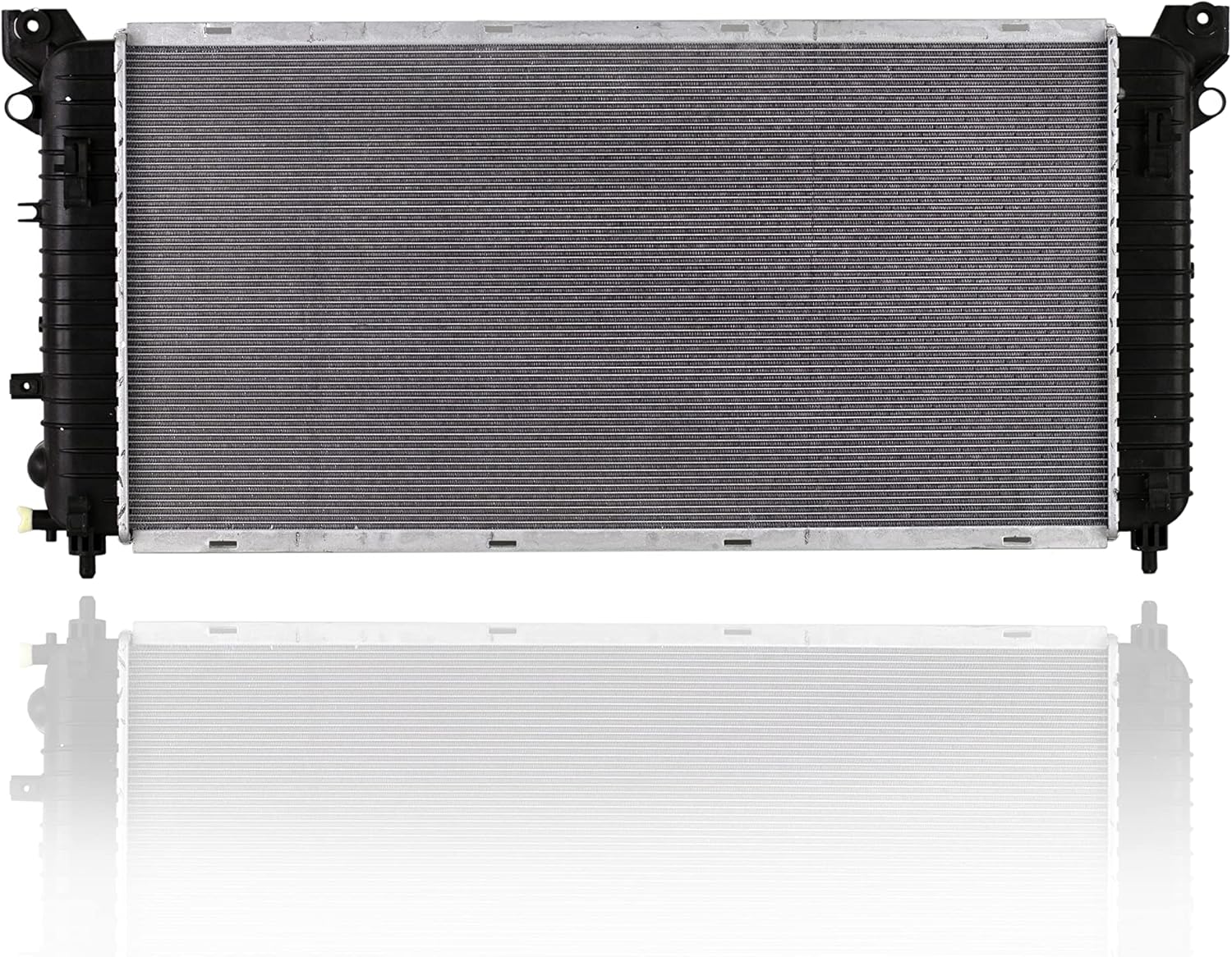 Radiator - Pacific Best Inc. Compatible/Replacement for 13396 14-18 Chevrolet Silverado GMC Sierra 1500 4.3L V6 Automatic Without Tow Package - Plastic Tank, Aluminum Core, 1-Row