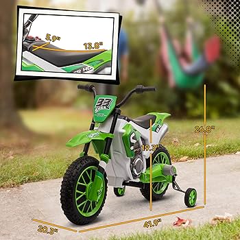 Amazon.co.jp: Aosom 12V キッズバイク トレッドタイヤ付き 5mph