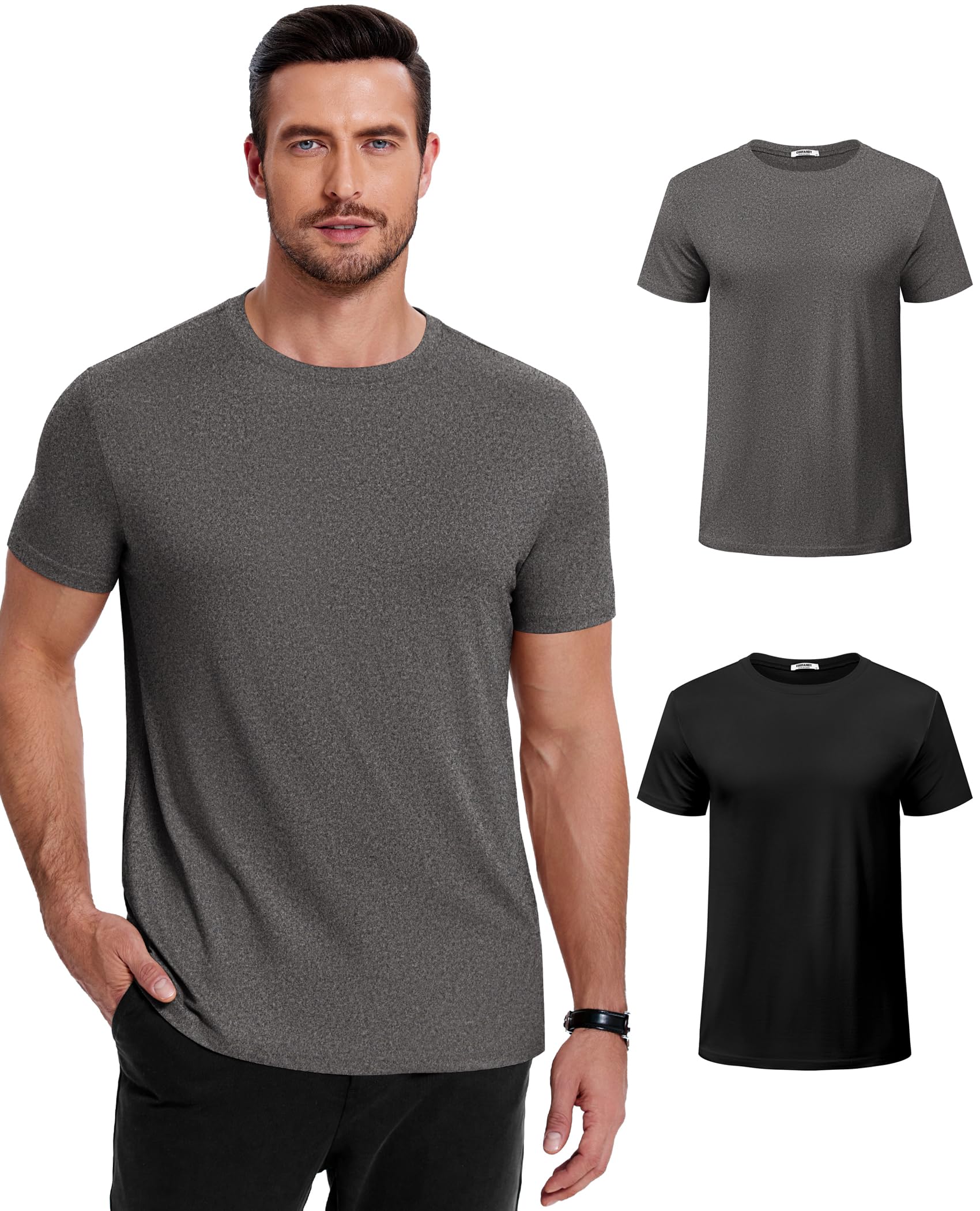COOFANDY Men's Crew Neck T-Shirt