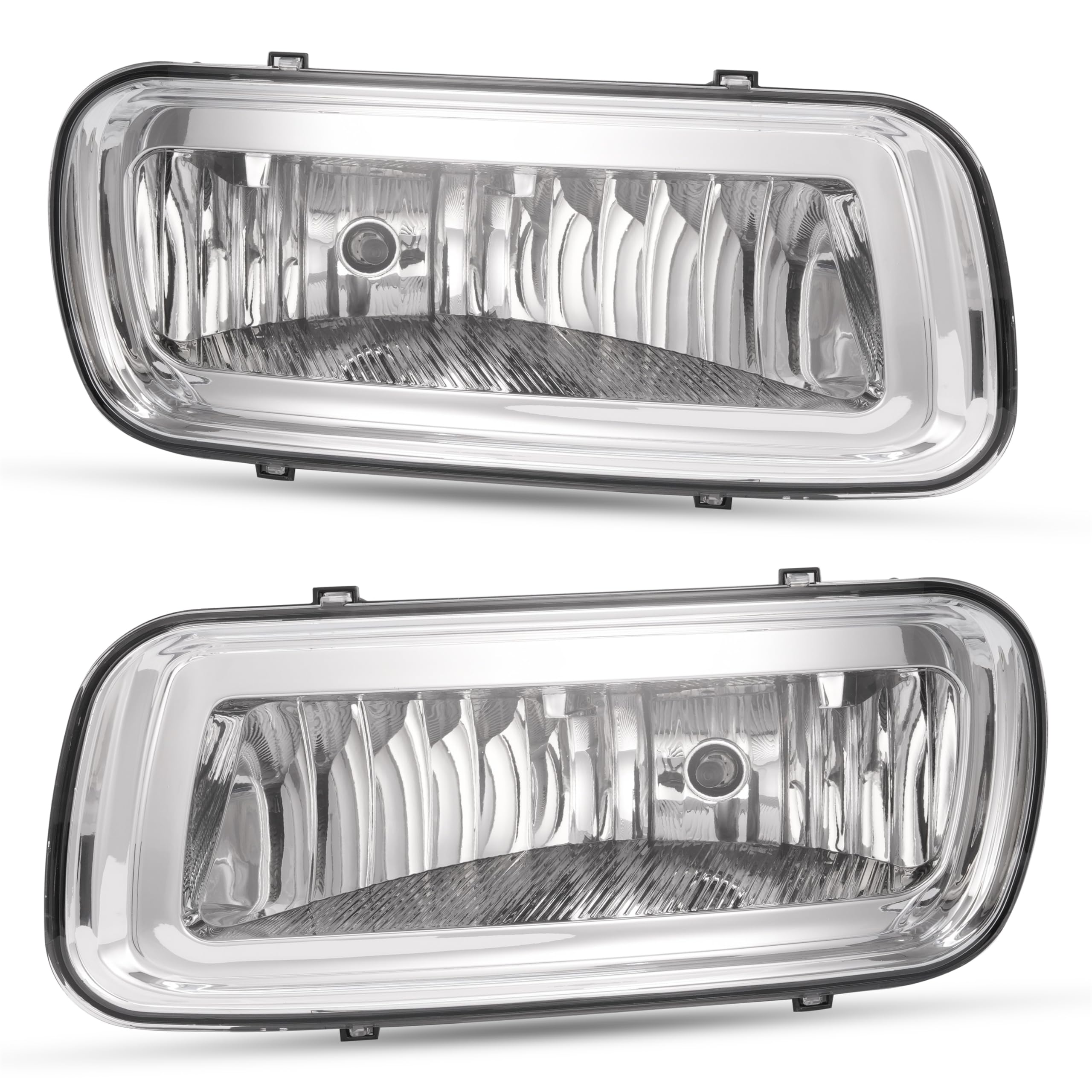 KUAFU Fog Lights Pair Compatible with 2004-2006 Ford F-150 & Lincoln Mark LT Base Replacement for 5L3Z15201A 5L3Z15200A FO2593197 FO2592197 Bumper Driving Fog Lamps Left Right Clear Lens