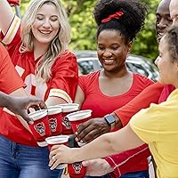 Vista 6 de UTSA Roadrunners Party Supplies - Juego de 48 piezas con licencia oficial: vasos de plástico para bebidas de 16 onzas, platos de papel de 9