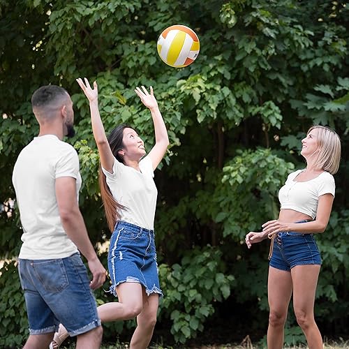 Miniatura 7 de Pelota de voleibol suave al tacto, regalos para adolescentes, niñas, niños, jóvenes, equipos principiantes, pelotas de voleibol duraderas para