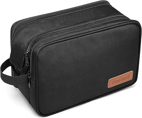 Miniatura 2 de Plus tard Neceser para hombres y mujeres con diseño abierto completo gran resistente al agua kit de viaje Dopp bolsa de afeitado para artículos de