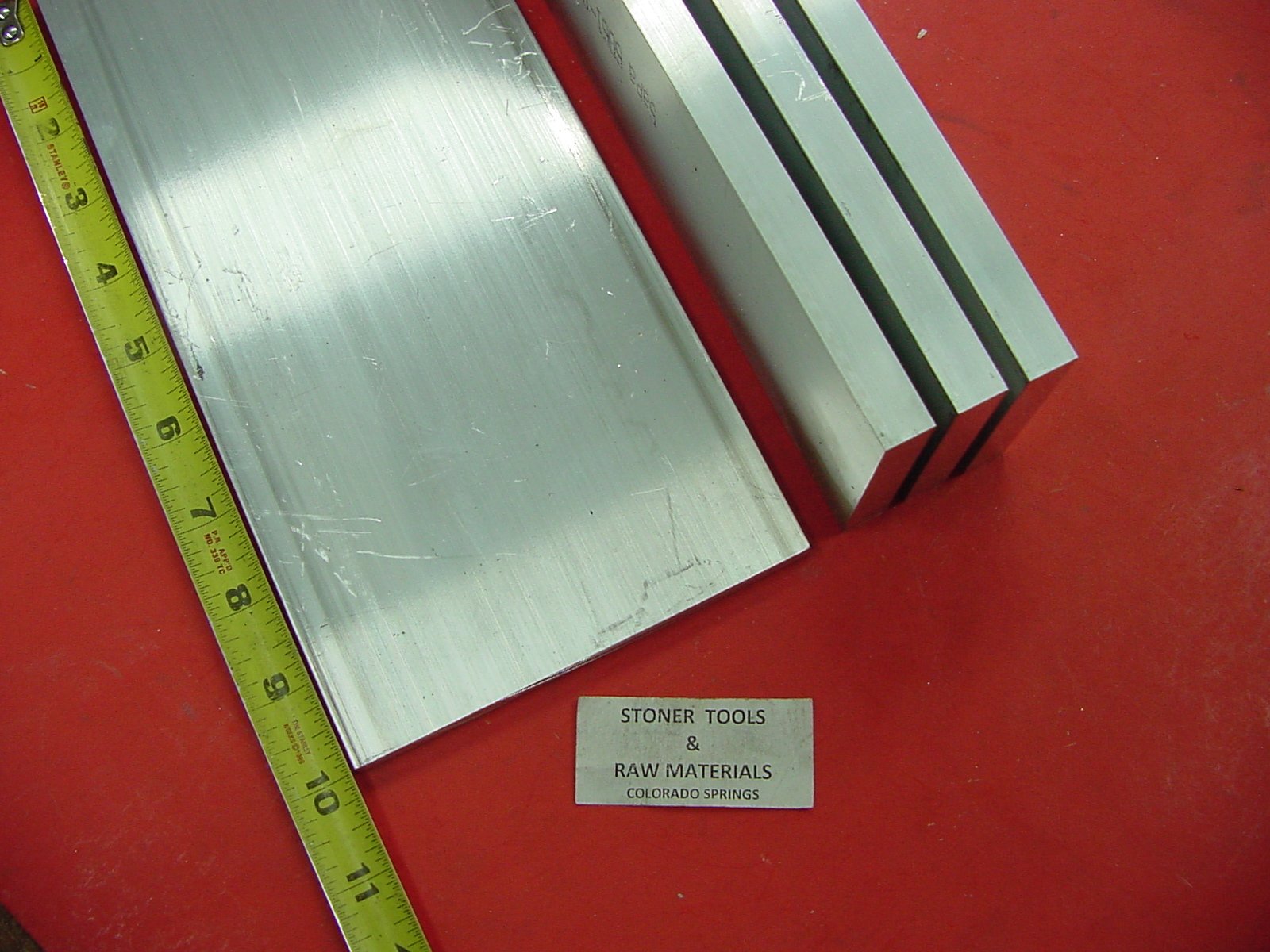 10 Pack 6061 Aluminum Flat Bar – 1/2" X 1-1/4" X 12" (Made In USA)