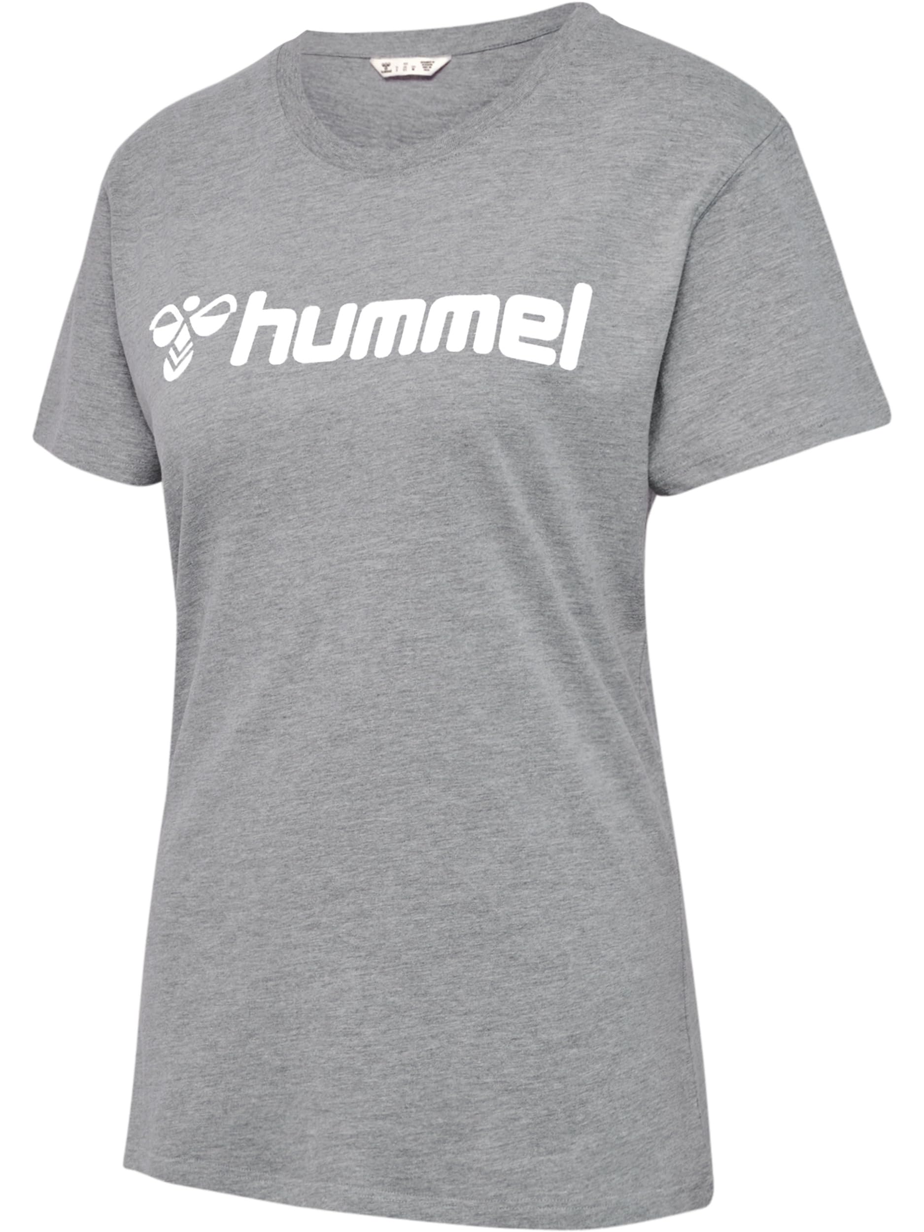 hummel Women's Hmlgo 2.0 Logo T-Shirt S/S Women's T-Shirt Grey Melange
