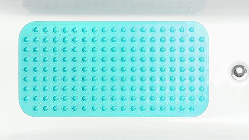 Miniatura 136 de Tapete grande antideslizante para bañera y ducha de 31 x 16 pulgadas (solo bañeras suaves/sin textura), seguro, limpio, lavable a máquina, agarre y