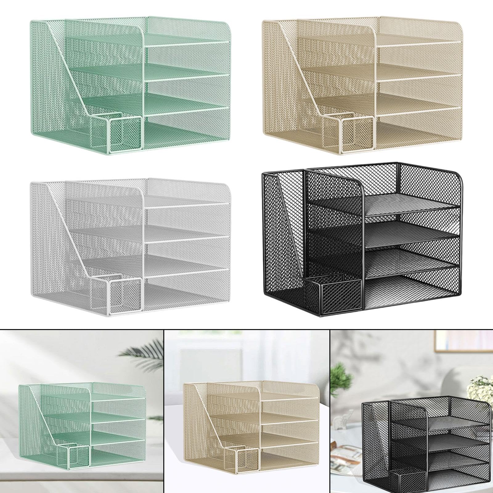 BNF® Desktop Organizer Supplies Creative File Holder for Apartment Home Dorm Room Green|Home & Garden |Household Supplies & Cleaning|Home Organization|Storage Boxes 4