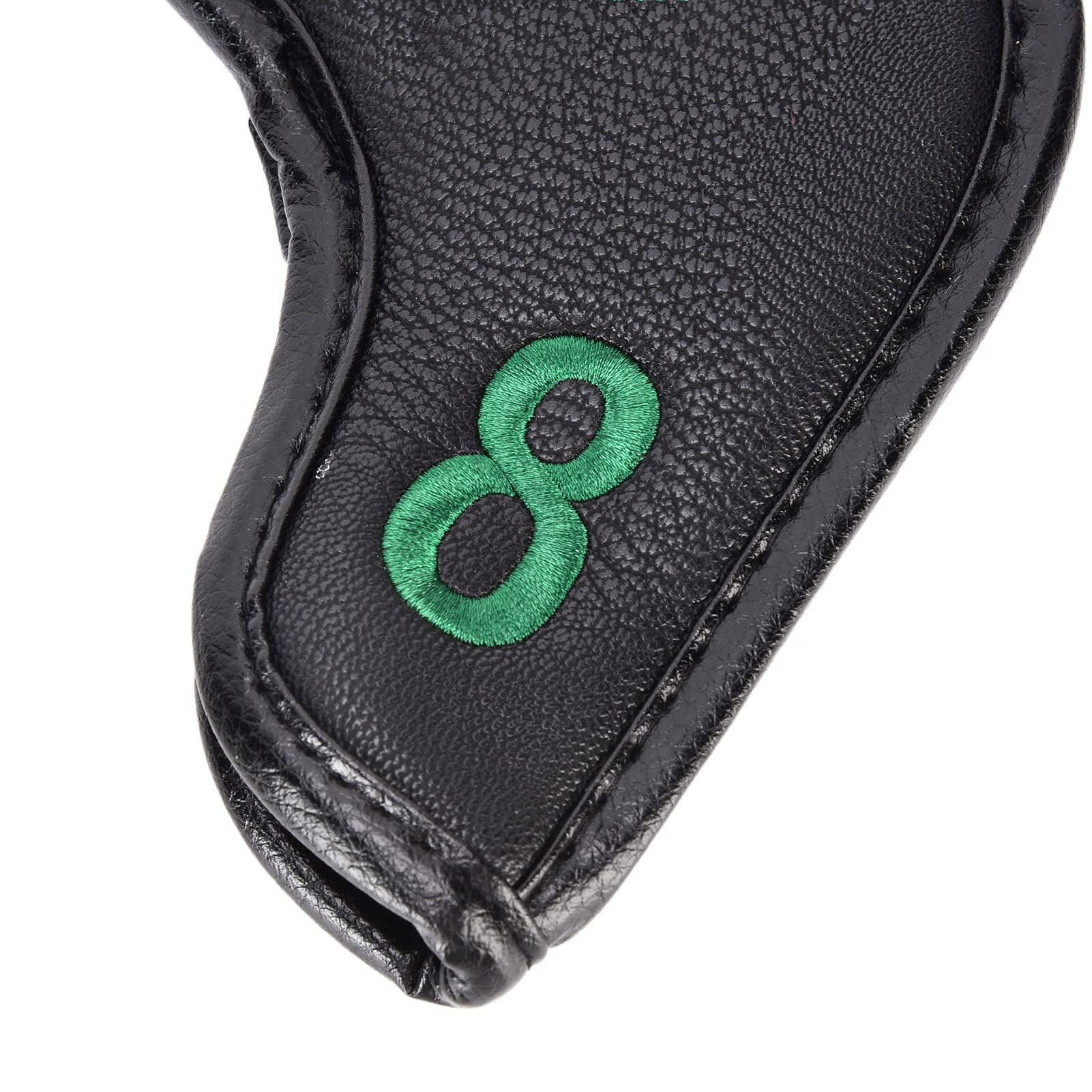 9-teiliges PU-Eisen-Schlägerkopfhüllen-Set, Golf-Eisen-Schlägerkopfhülle, Schutzhülle mit