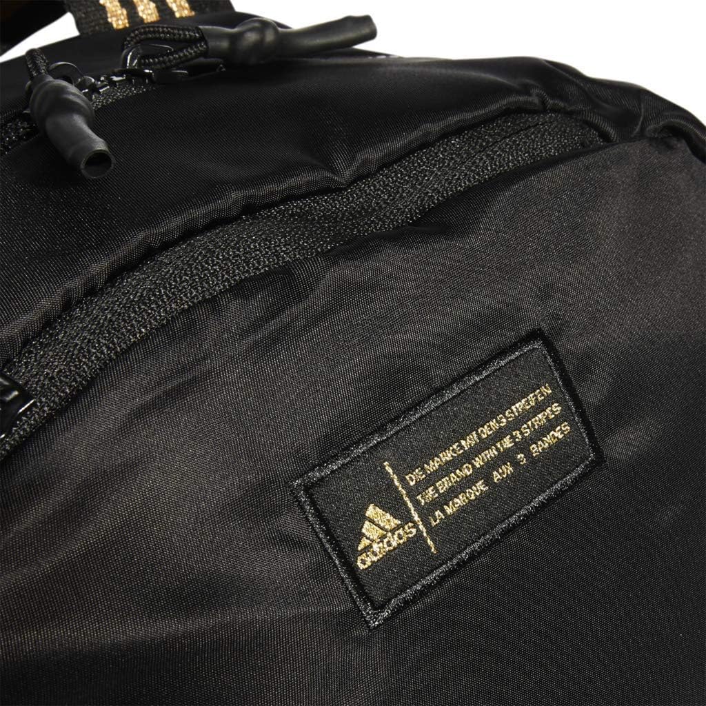 adidas Women's VFA Backpack, Black/Gold Leurex, ONE SIZE