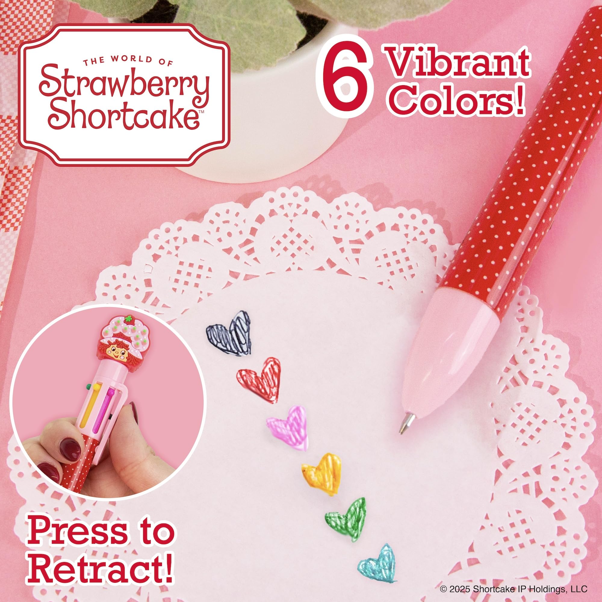 Amazon.com: Strawberry Shortcake™ Multi-Click Pen, 6-Color