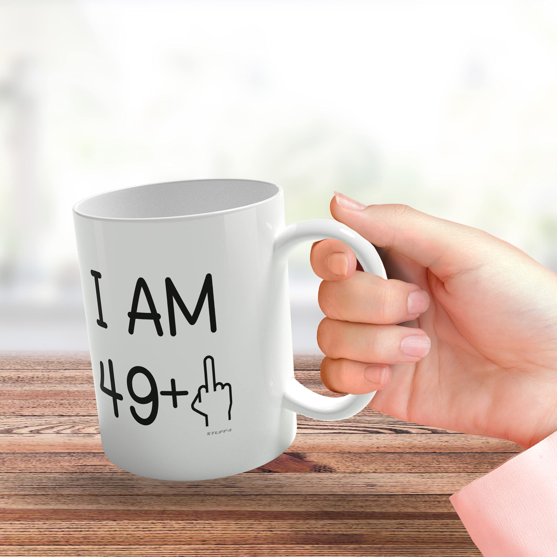 Tazza In Ceramica But Who's Counting - Regalo Per 50° Compleanno