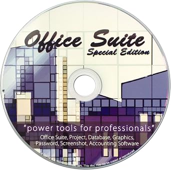 Office Studio Special Edition on CD for Home Student and Business, Compatible with Microsoft Office Word Excel PowerPoint for Windows 10 8 7