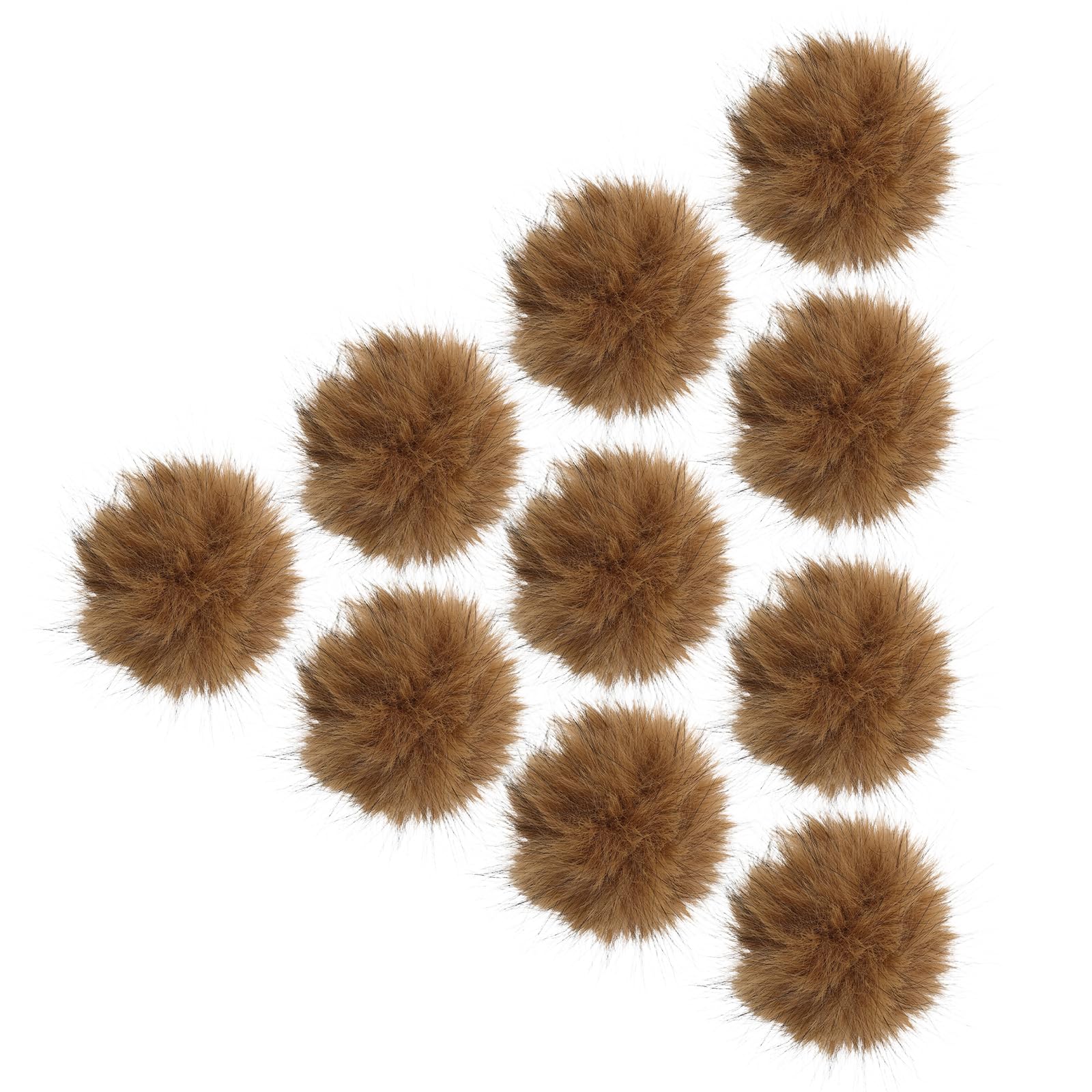 Juguetes para gatos interactivos SOIMISS esferas de felpa marrón para regalo de bienvenida a gatitos