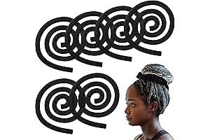 6 Pieces Spiral Lock Dreadlock Hair Accessory