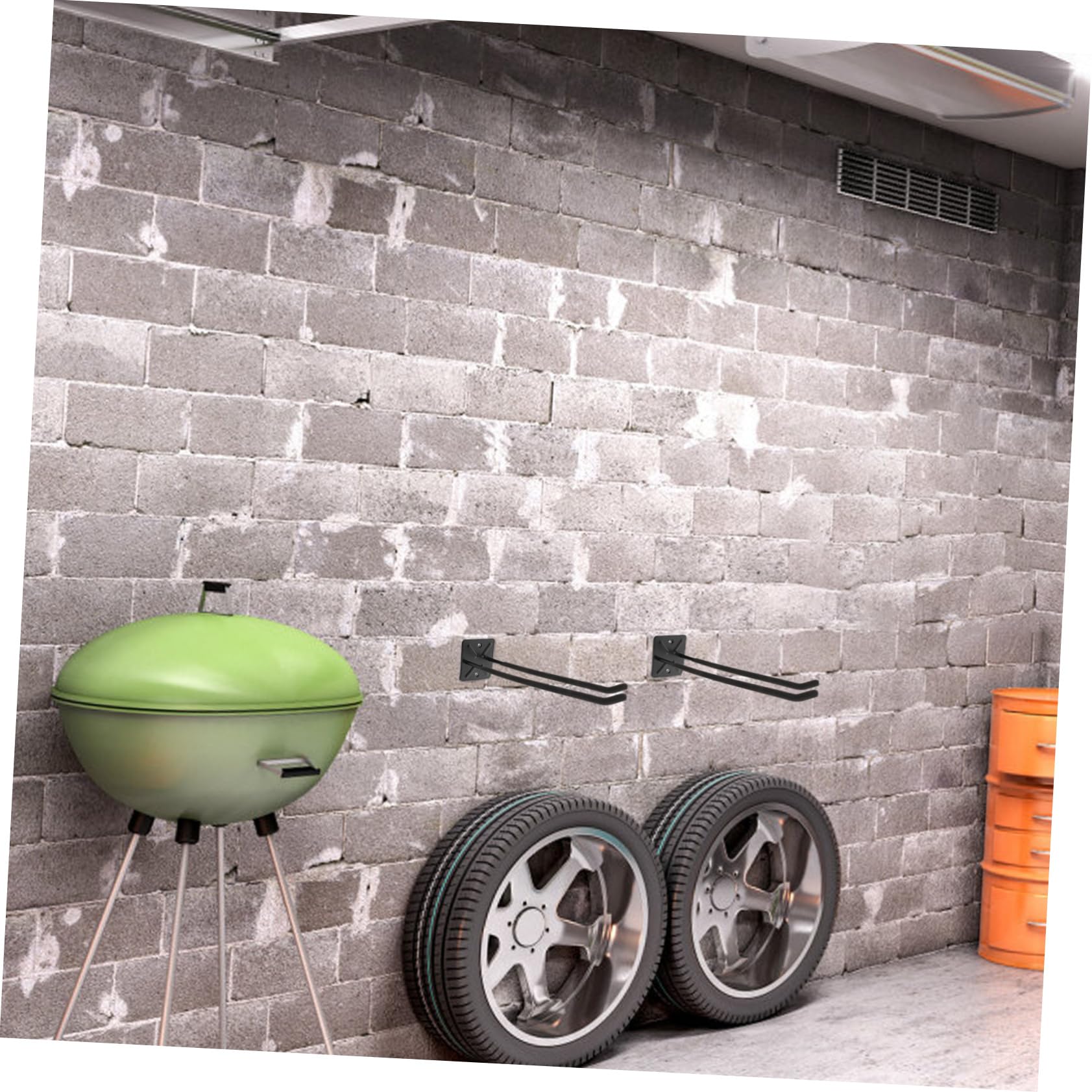 MAGICLULU Große Garagenhaken Zur Wandmontage Hochleistungs-wandhaken Für Reifen Werkzeuge Und Leitern Robuste Aufbewahrungslösung Für Garage Und Lagerhalle