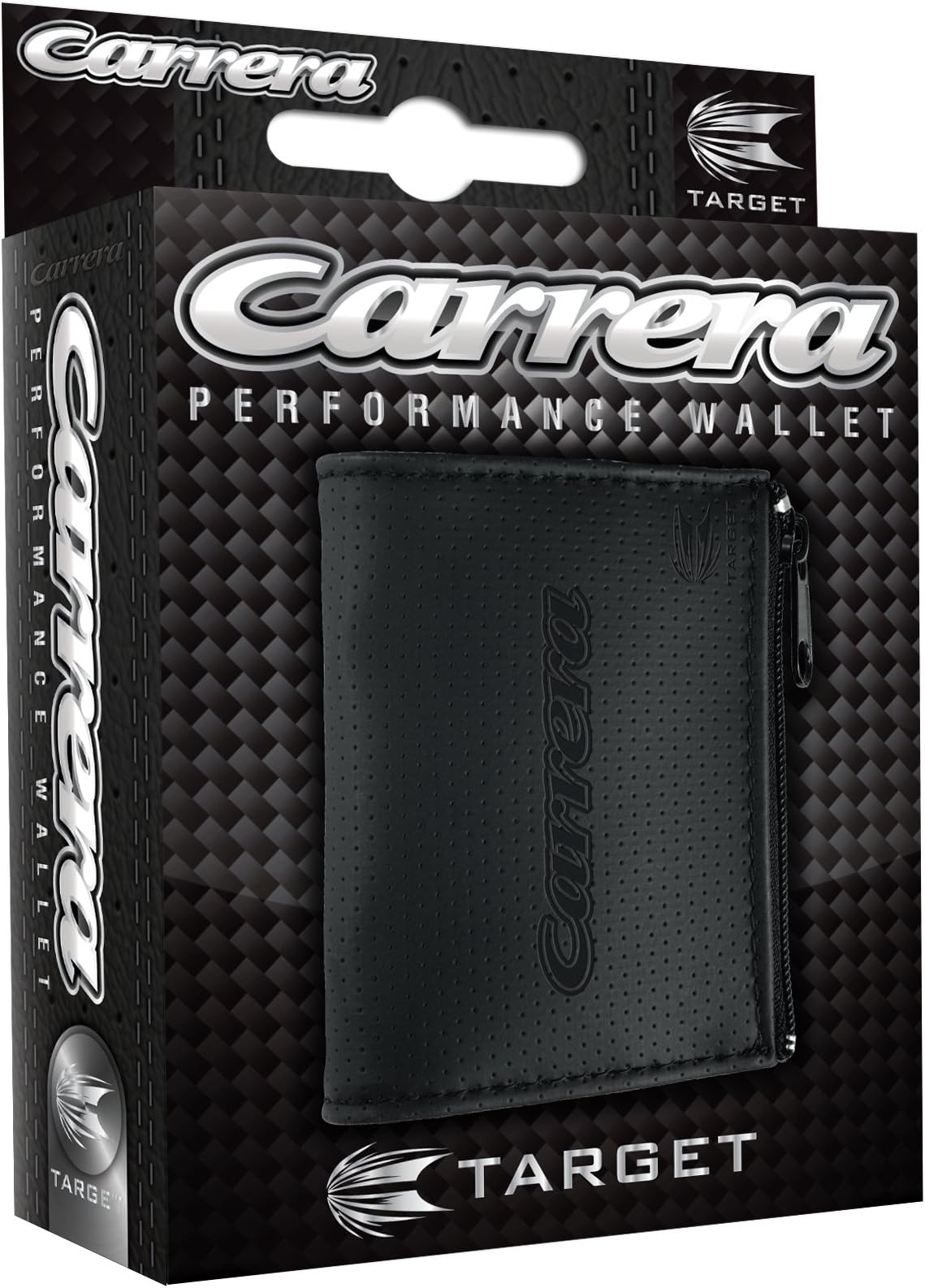 Target Carrera Wallet Black Carbon FX Wrap Dart Wallet, Black