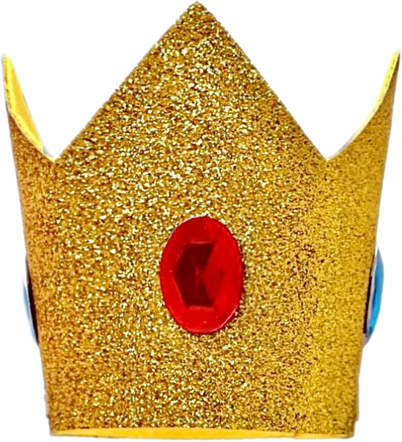 Princess Peach Crown Adult Peach Costume Accessories with Headband