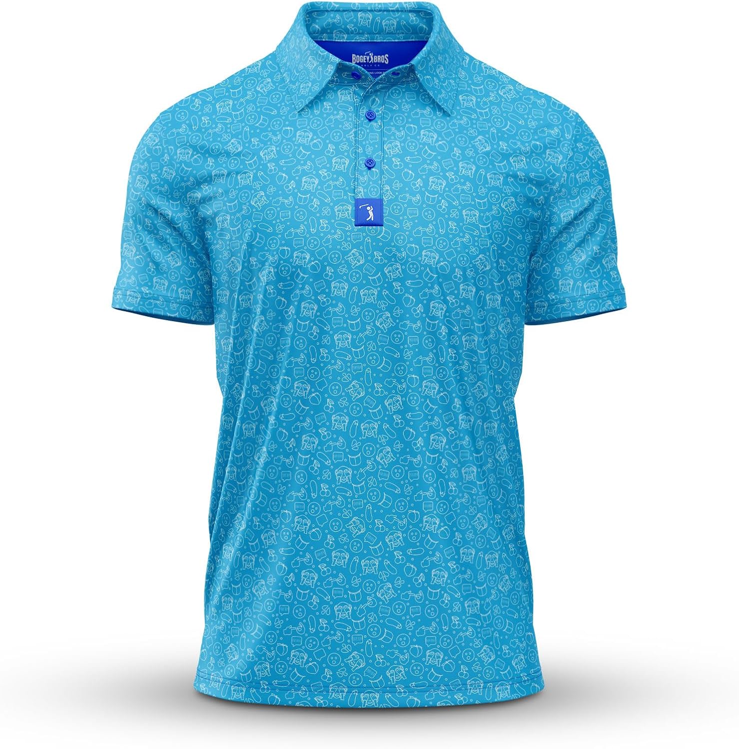 Bogey Bros Golf Risky Texts Polo