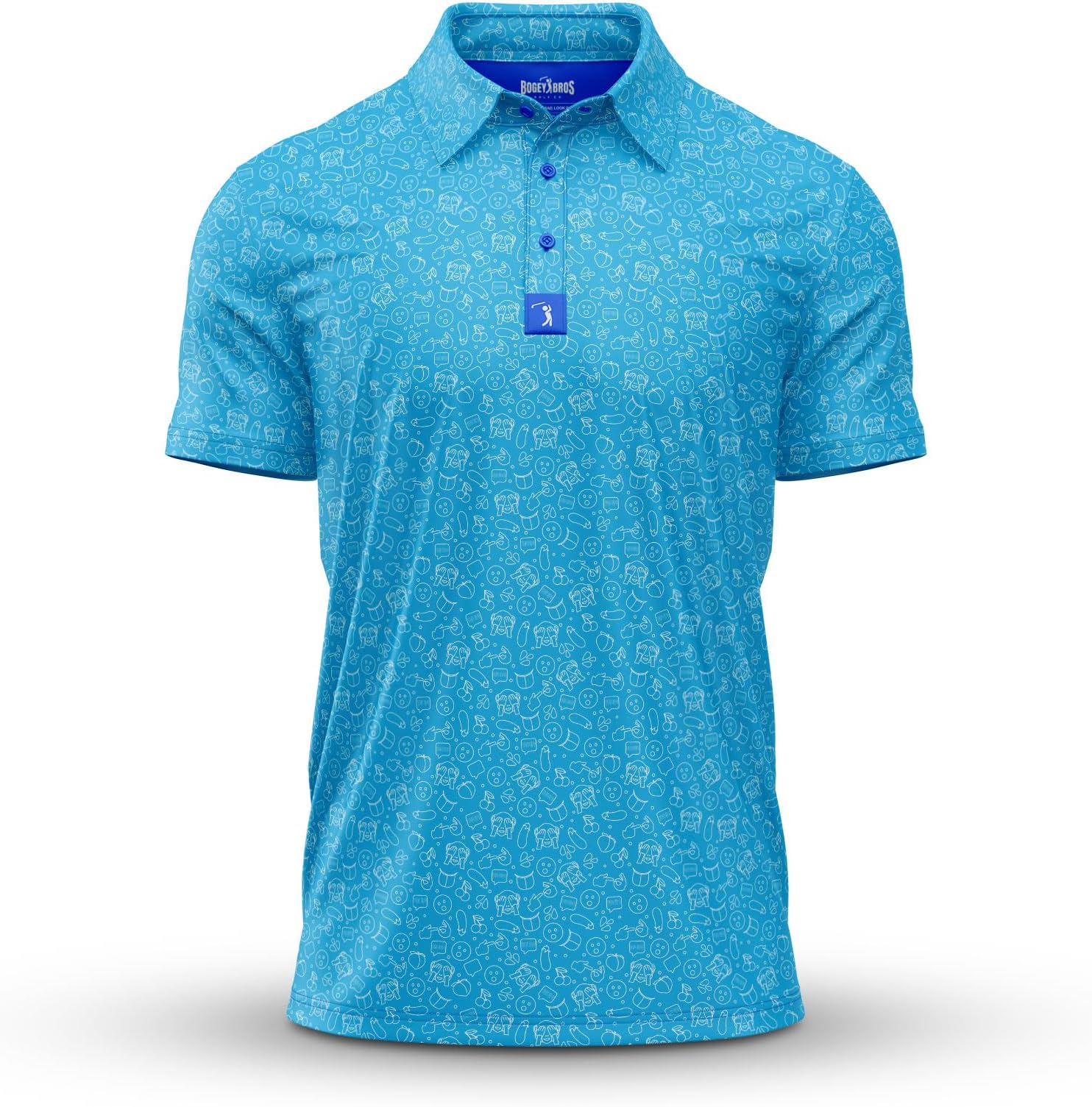 Bogey Bros Golf Risky Texts Polo