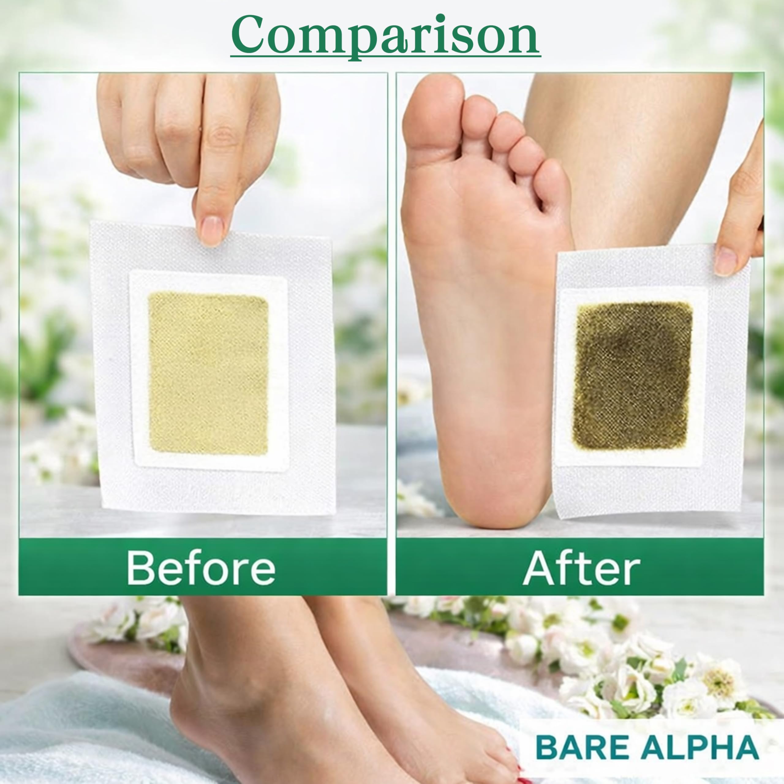 Detox Foot Pads | Natural Ingredients for Sleep Aid Pain Relief | Toxin Removal with Bamboo Vinegar and Acupoint Micro-Massage Technology Detox Foot Patch (Pack 3) — Amazon image 7