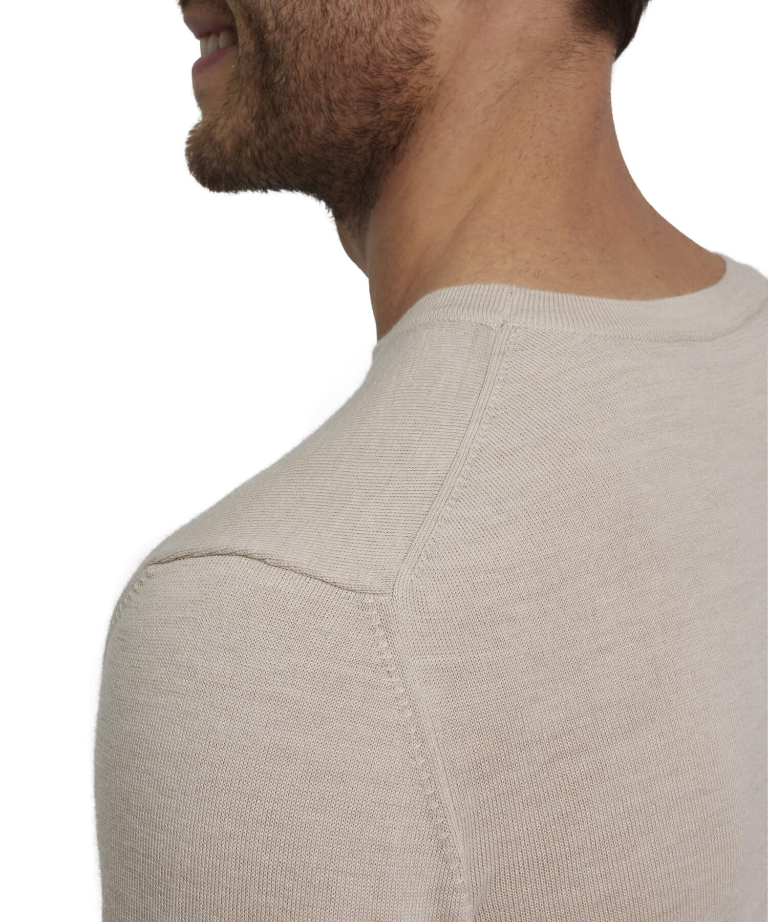FALKE Herren Basic New Merino Crew Neck Pullover elegant klassisch Business Freizeit mit Rundhalsausschnitt atmungsaktive klimaregulierende geruchshemmende Wolle 1 Stück | aus reiner, extrafeiner Merinowolle