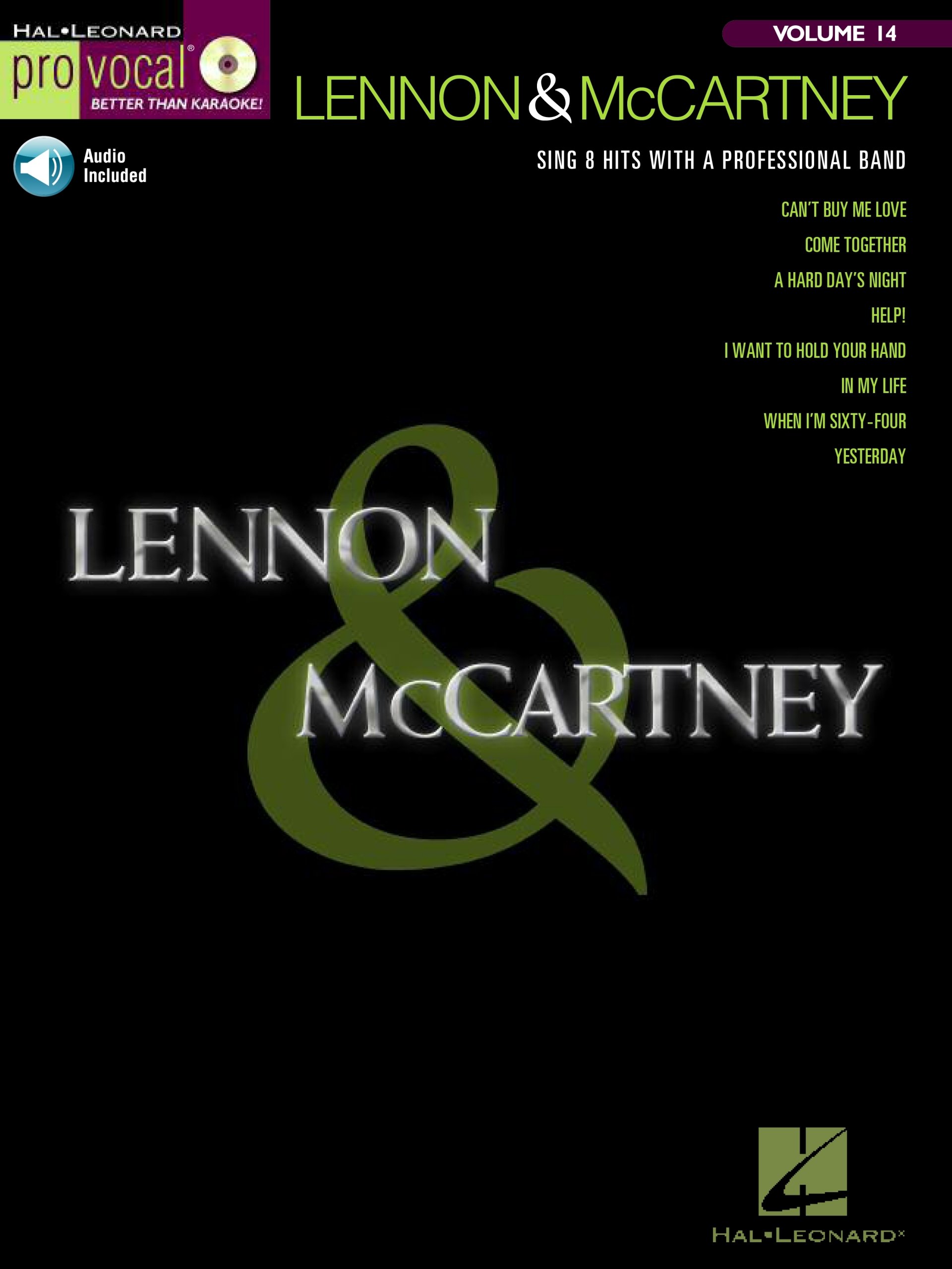 Lennon & McCartney Songbook: Pro Vocal Men's Edition Volume 14