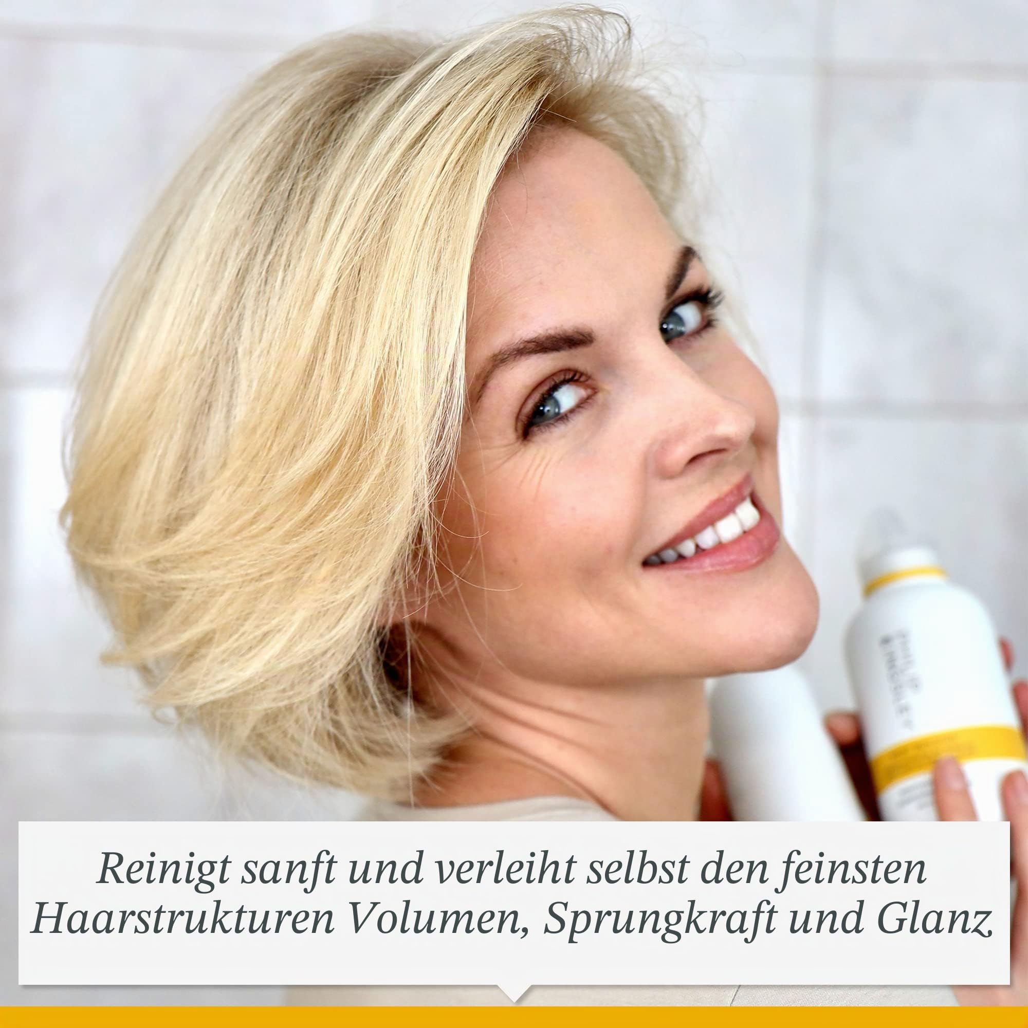 Philip Kingsley | Bodybuilding schwereloses Shampoo | Volumenshampoo für feines, schlaffes, flaches, fliegendes Haar | Spendet Feuchtigkeit, verdickt, hebt und verleiht Volumen und Glanz | 1000ml