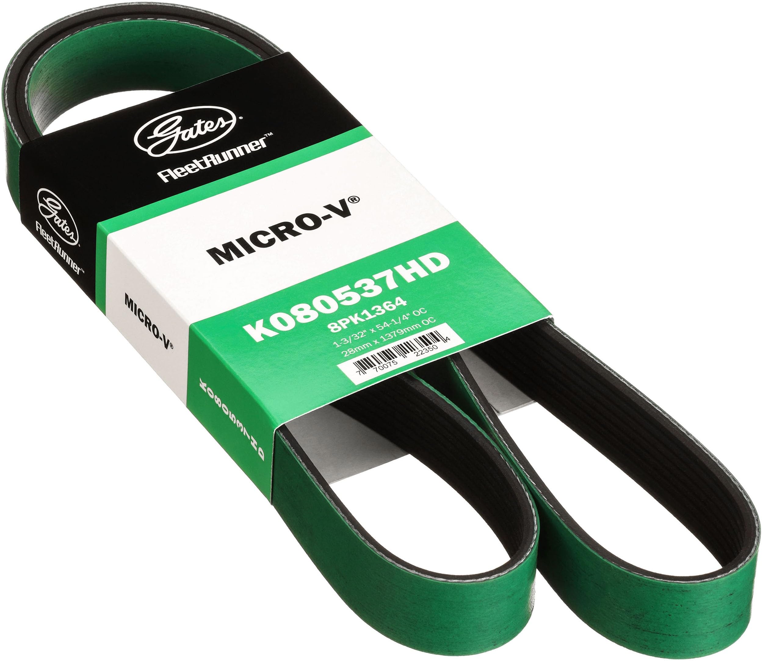 KkCo ユーティリティベルト　グリーン Amazon.com: Gates K080537HD FleetRunner Micro-V Serpentine Drive