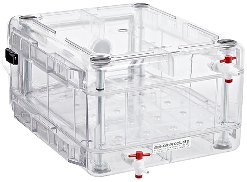 Miniatura 3 de SP Bel-Art Secador Clear 1.0 Gas-Purge Gas-Purge Gabinete; 0.7 pies cúbicos (F42071-0002) 2-Claro, con puertos de gas,2-Ámbar, con puertos