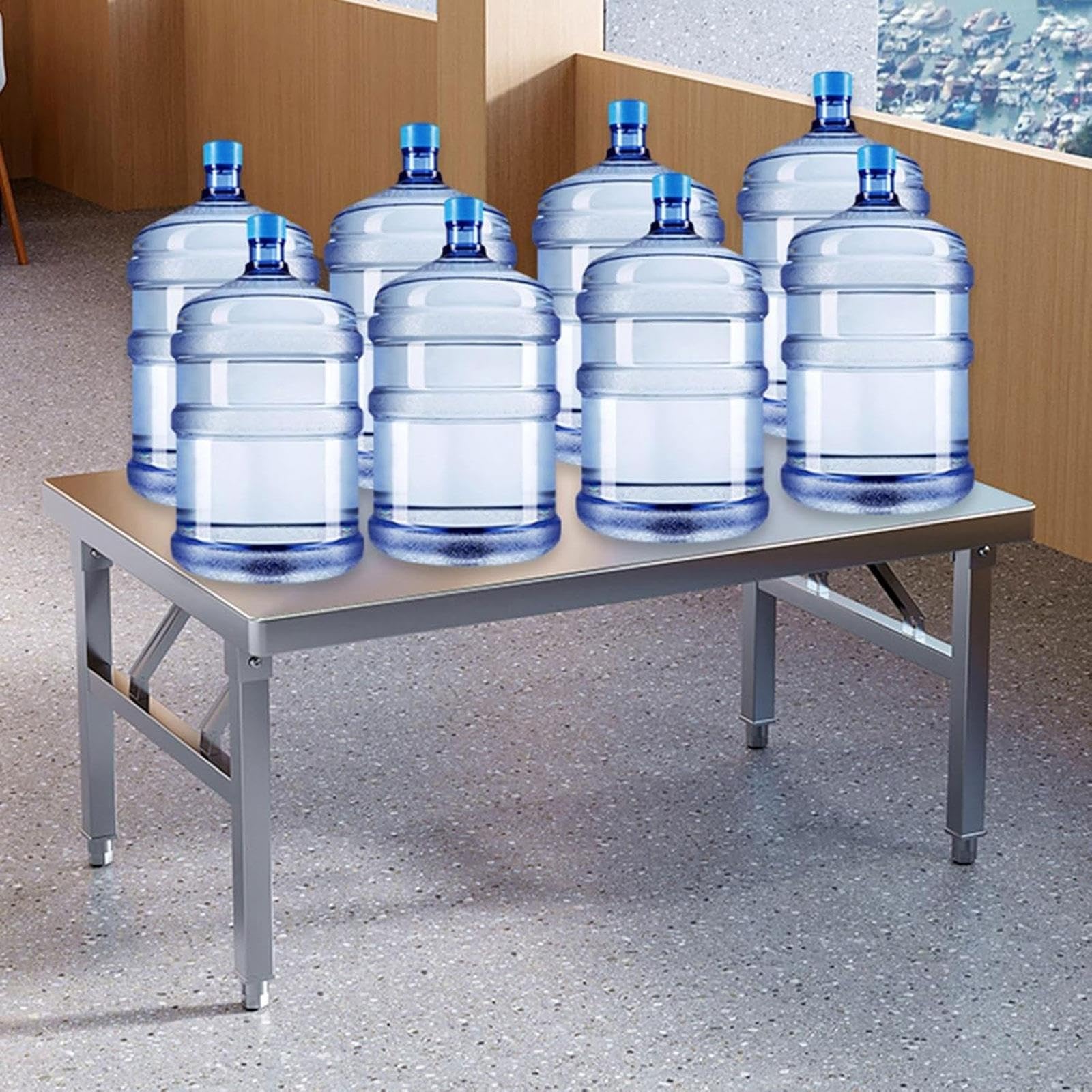 Tavolo Da Esterno Pieghevole, Tavolo Campeggio In Acciaio Inox