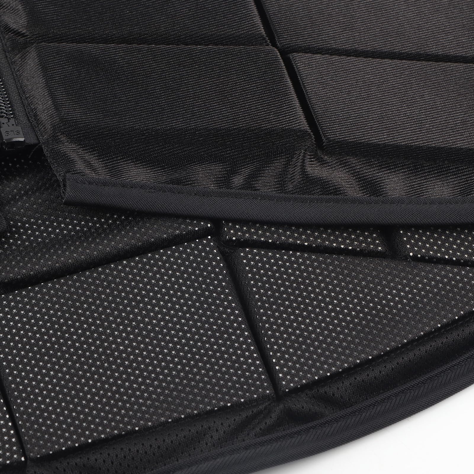 Chaleco Ecuestre para Adultos Cómodo Chaleco Protector para Montar a Caballo Equipo de Seguridad Deportes Ecuestres Nylon Negro Talla única
