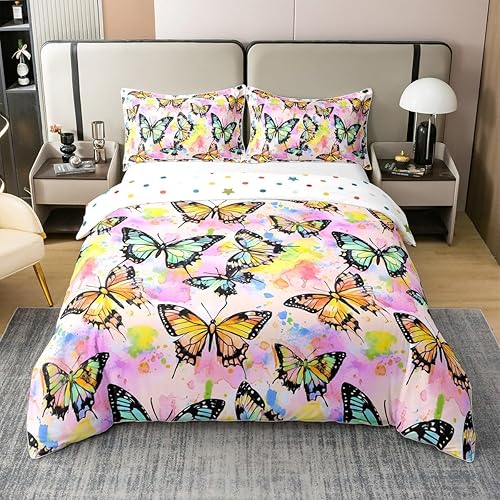 Miniatura 13 de Funda de edredón 100% algodón con diseño floral de margaritas, funda de edredón de flores hippie tamaño individual para decoración de dormitorio de