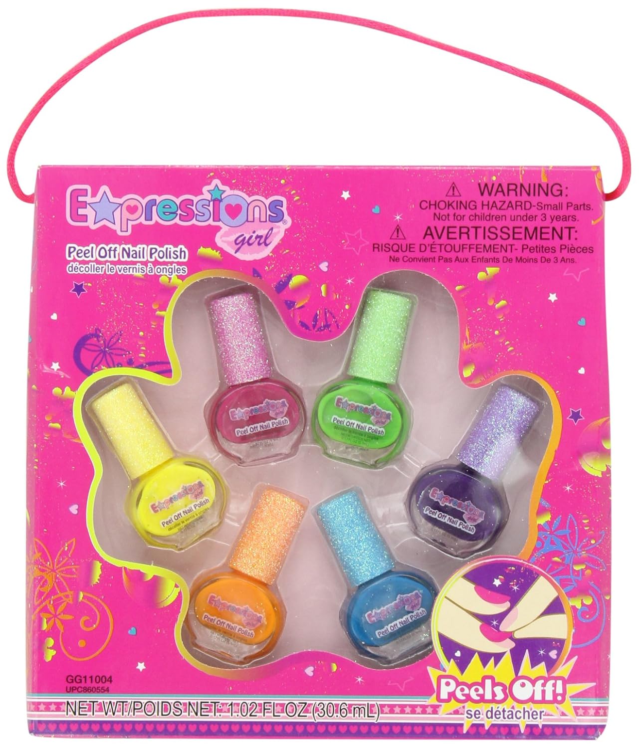 Expressions Peel Off Nail Polish Kit Kids Peel Off Nail