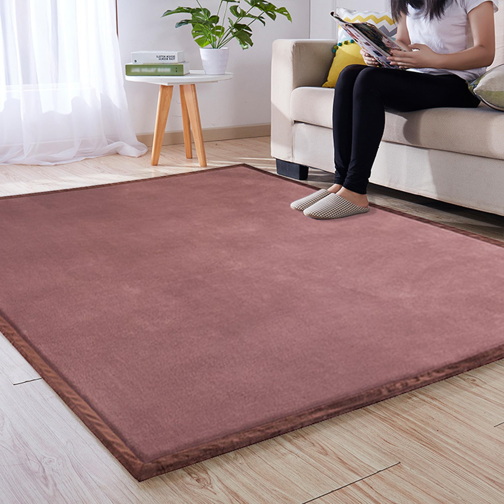Tapis de sol pour salle a manger anti glisse résolvant les sols froids