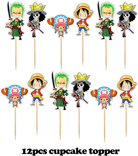 Amazon Co Jp One Piece 誕生日 飾り付け パーティー セット ワンピース ルフィ アニメ キャラクター 面白い 可愛い 子供 男の子 女の子 Happy Birthday ガーランド バナー 風船 ケーキトッパー ブルー レッド 34枚セット おもちゃ