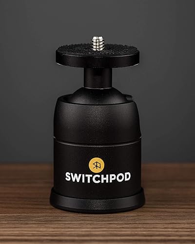 Miniatura 5 de SwitchPod Paquete combinado de trípode y cabeza esférica: trípode de viaje compacto para cámaras o teléfonos