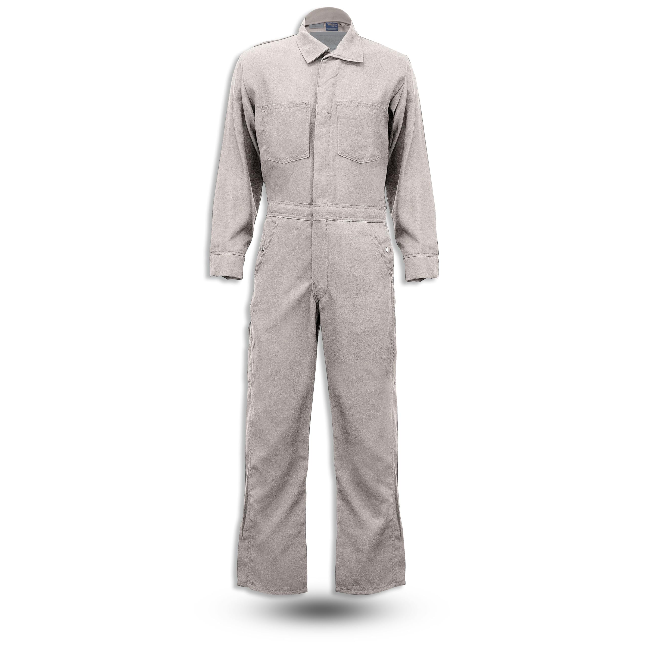 TOPPS SAFETY APPAREL NOMEX® Lightweight Coverall CO07 - Grey, 4.5 oz, Regular / 42