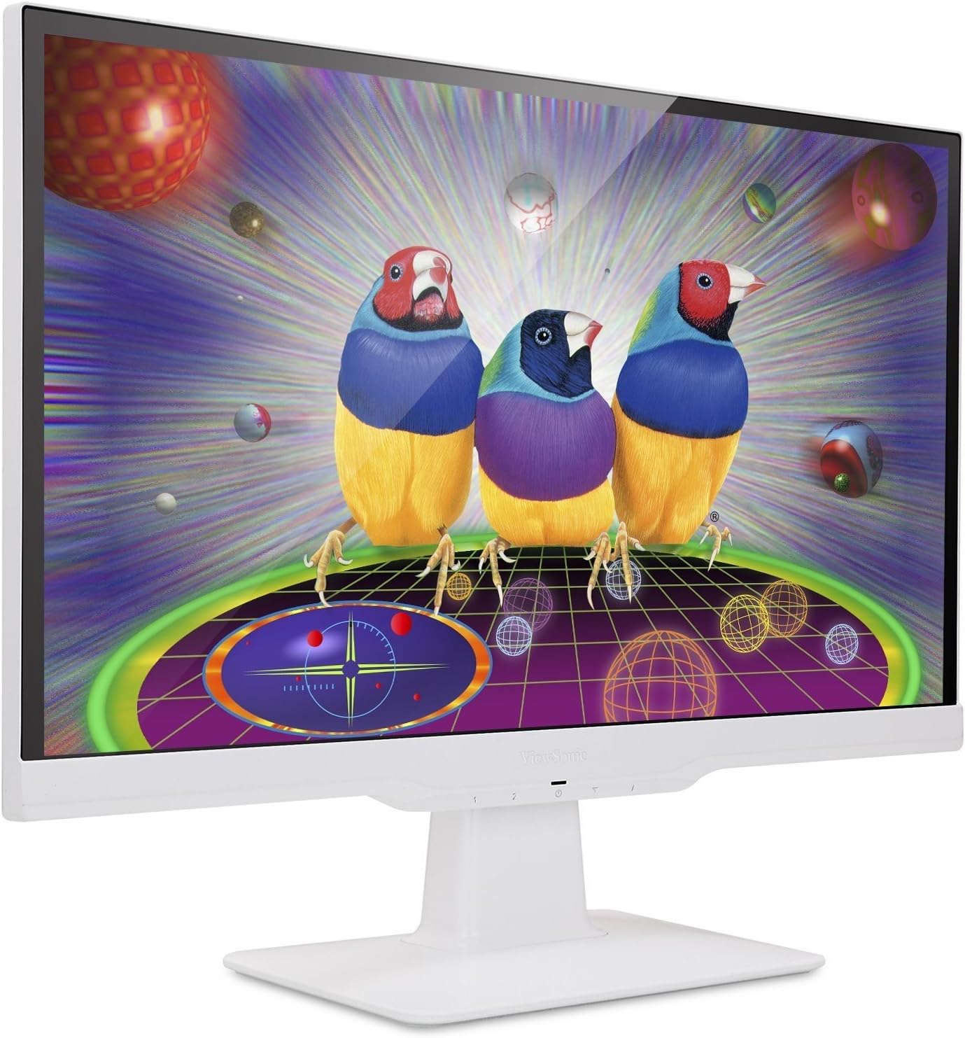 ViewSonic VX2363smhl-w 23-Inch SuperClear IPS LED Monitor (Frameless Design, Full HD 1080p, 50M:1 DCR, 2x HDMI/VGA), White
