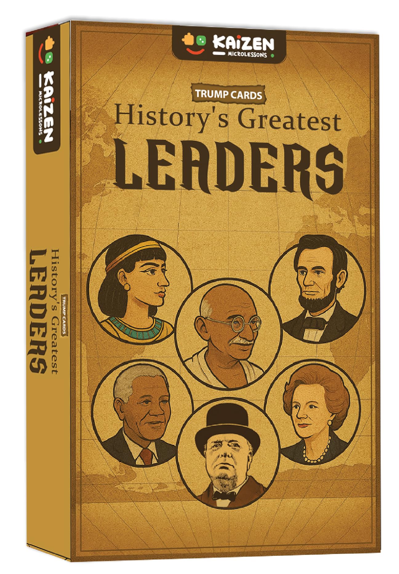 Kaizen MicroLessons History's Greatest Leaders Trump Cards