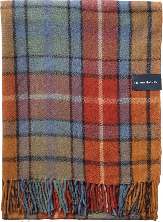 The Tartan Blanket Co. Recycled Wool Blanket Buchanan Antique Tartan