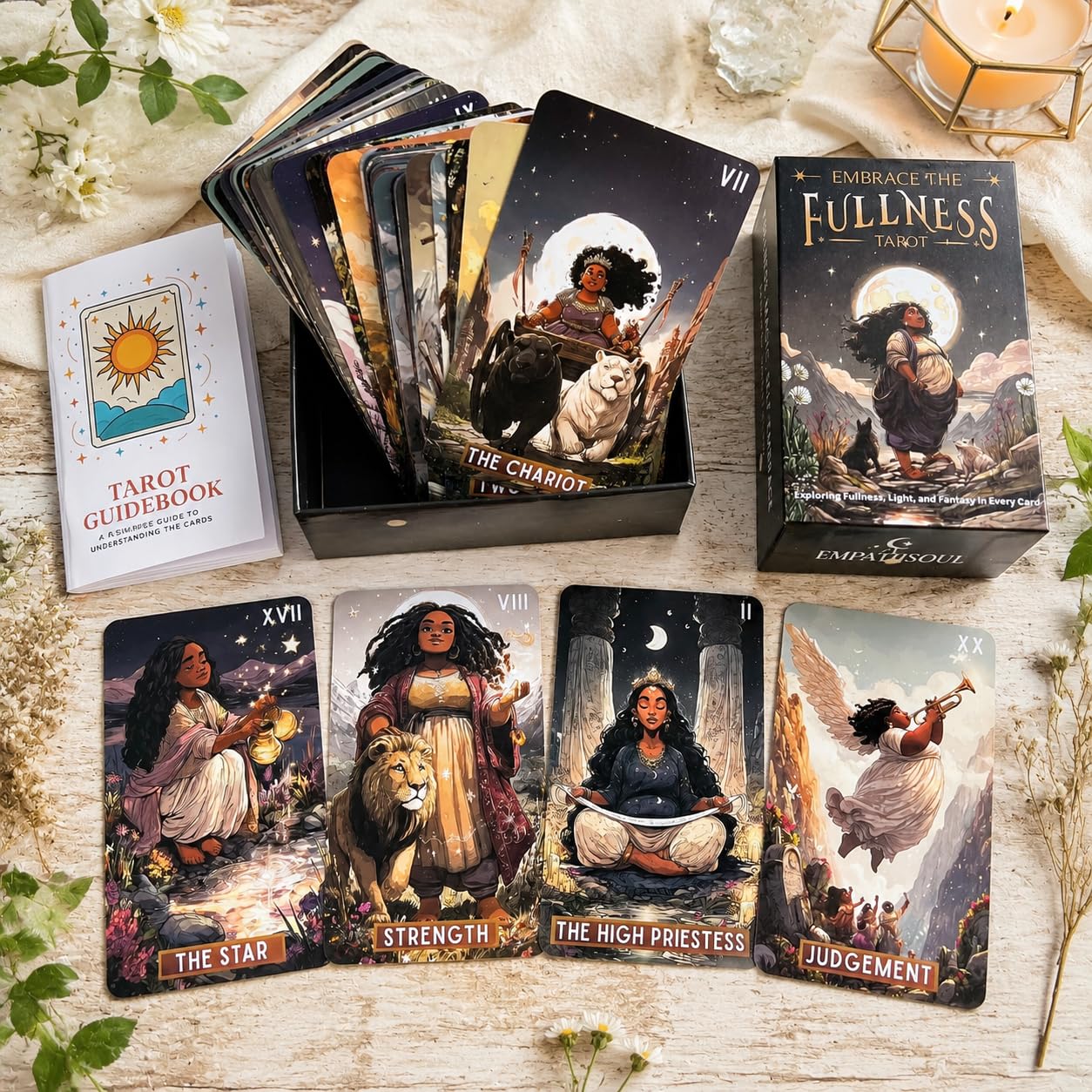 SOULGIST Fullness Tarot Deck, cartes de tarot avec guide pour débutants