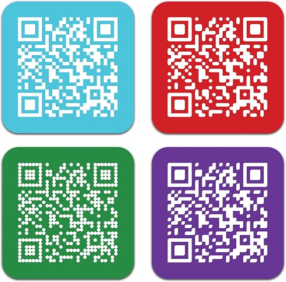 Custom QR Code Stickers - Personalized QR Code Labels - Made in The USA (Mini - 1)
